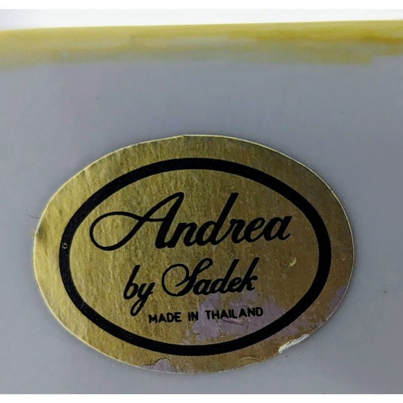 Vintage 2003 Andrea By Sadek Ceramic Volkswagen VW Bug Car Coin Bank Porcelain - Picture 6 of 6